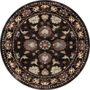 Sultan's Garden Black Classic Bordered Rug