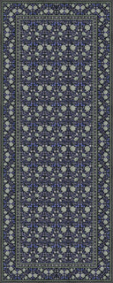 Mirrored Rose Purple Floral Classic Rug