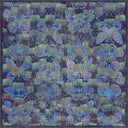 Monark Blue Animal Print Modern Rug