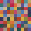 Rainbow Checkerboard Modern Rug