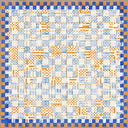 Mosaic Blue Kids Room Rug