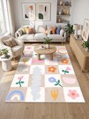 Floral Dreams Kids Room Rug