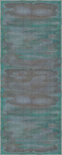 Misty Desert Turquoise Modern Rug