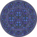 Royal Garden Blue Floral Rug