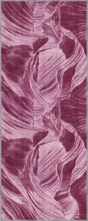 Layers Pink Modern Rug