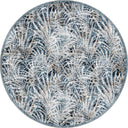 Palm Flower Patterned Rug