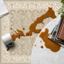 Liquid-resistant rug surface